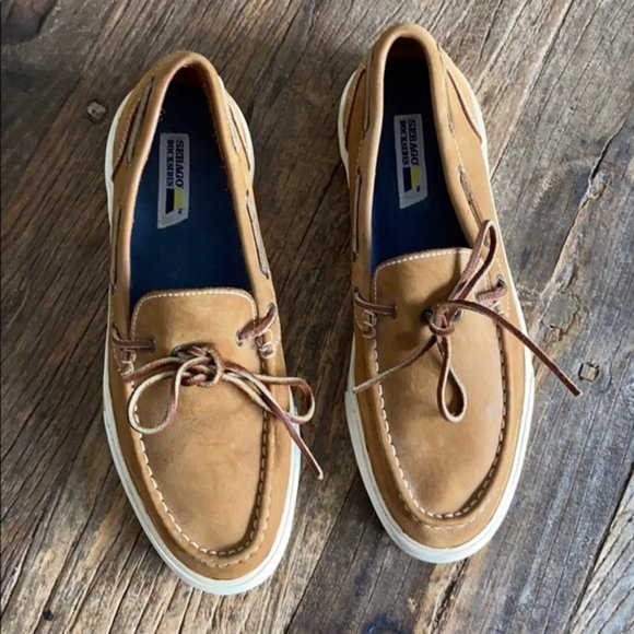 Sale Sebago Brown Suede Deck Boat Shoes 